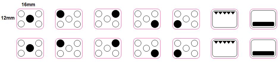 5 ring hob cooker top indicators decals
stove stickers sticker markings